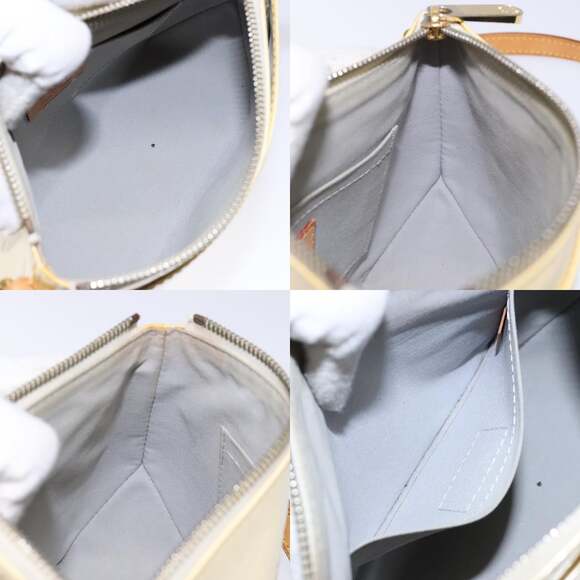 LOUIS VUITTON Monogram Vernis Minna Street Shoulder Bag Perle M91509 - Picture 12 of 13